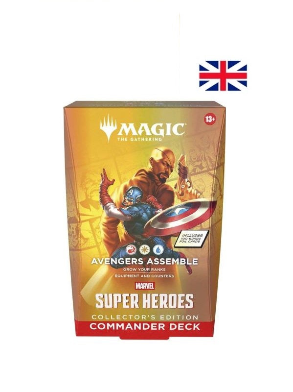 Magic: Commander Collector Deck Marvel Super Heroes Avengers Assemble Inglés