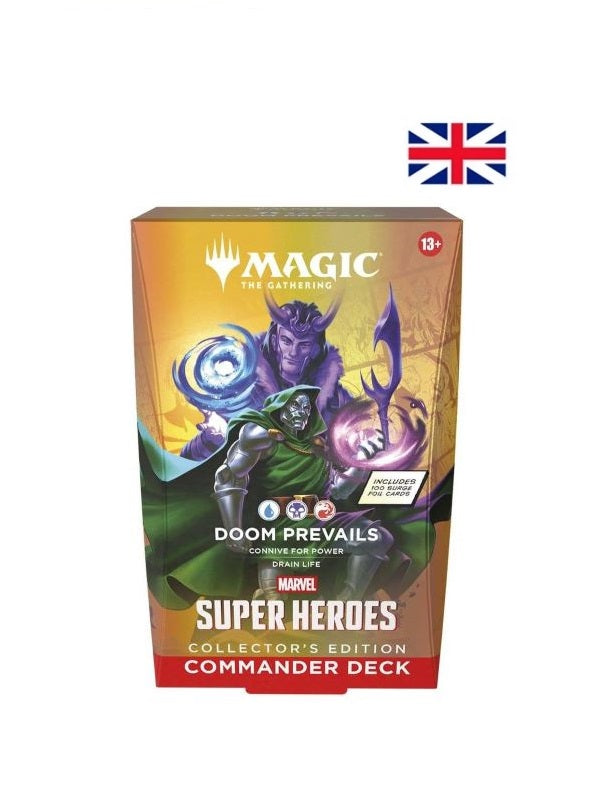 Magic: Commander Collector Deck Marvel Super Heroes Doom Prevails Inglés