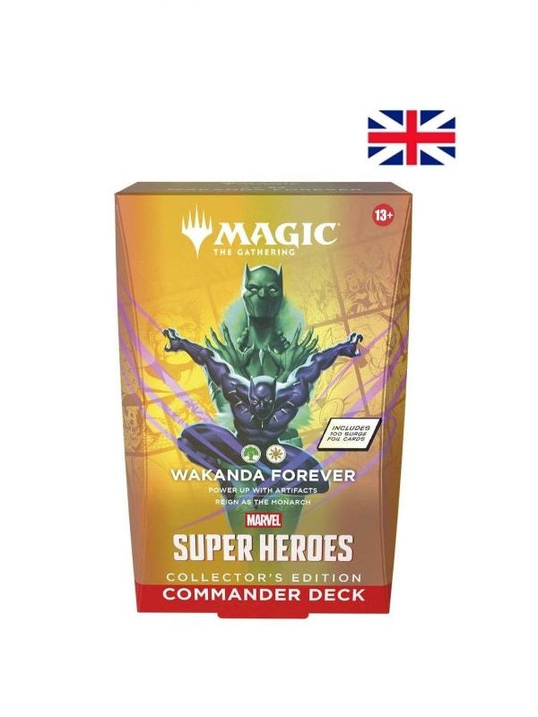 Magic: Commander Collector Deck Marvel Super Heroes Wakanda Forever Inglés