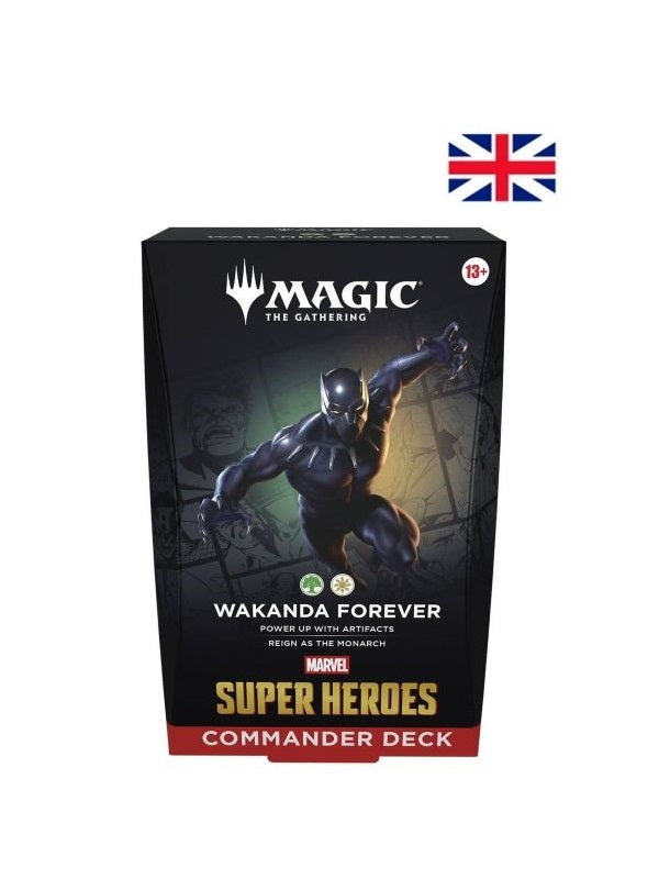 Magic: Commander Deck Marvel Super Heroes Wakanda Forever Inglés