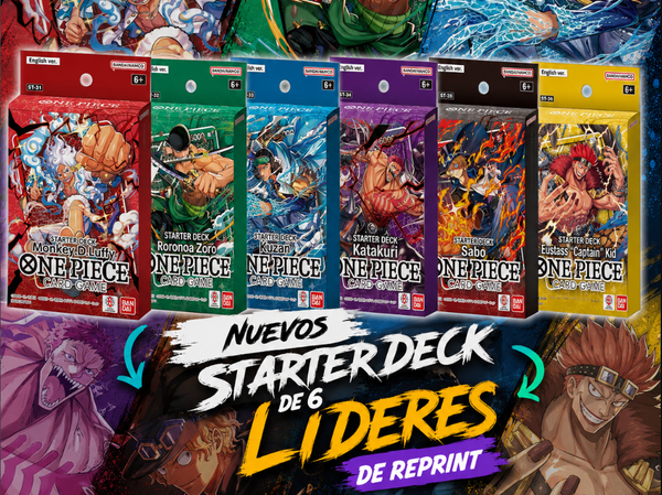 Análisis de los 6 Starter Deck de reprint (ST31 a ST36) de One Piece TCG