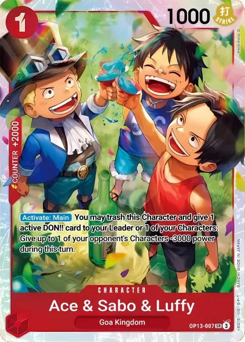 Personaje Ace Sabo Luffy