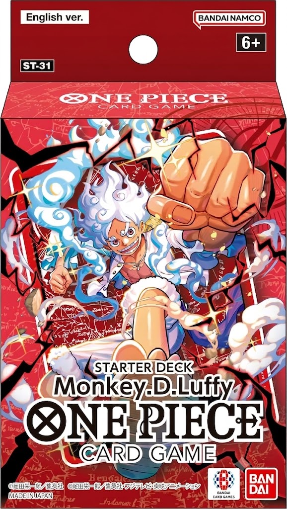 Starter Deck ST-31 Luffy de One Piece Card Game con mazo preconstruido, cartas DON!! y sobre de OP-16.